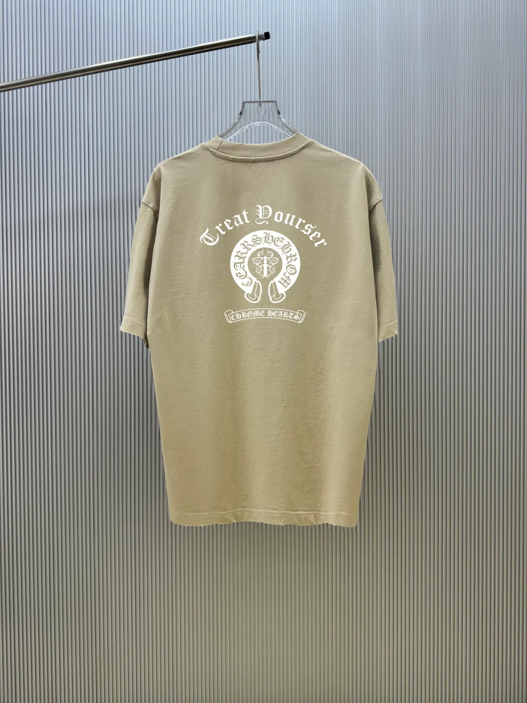（ Quality ） ： . Chrome.Hearts T ： 100% ： 1*1 ： ： Khaki Size：M—4XL Same Style